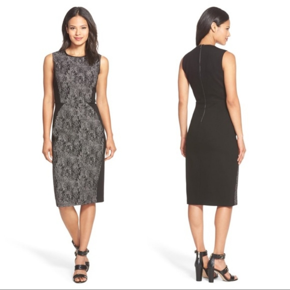 Kobi Halperin Black and Gray Dress